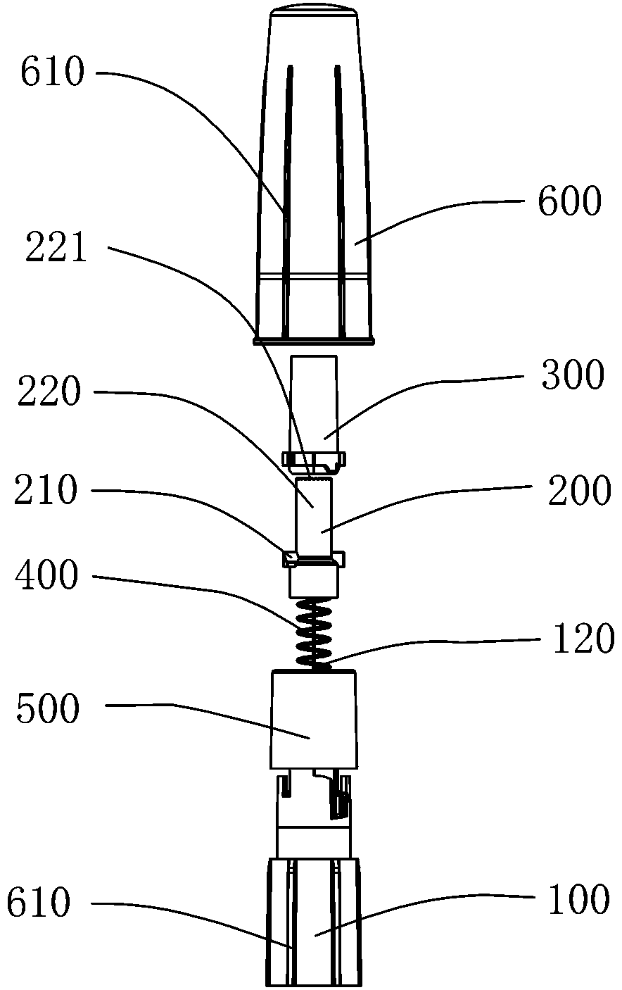 Novel safe needle used with insulin pen