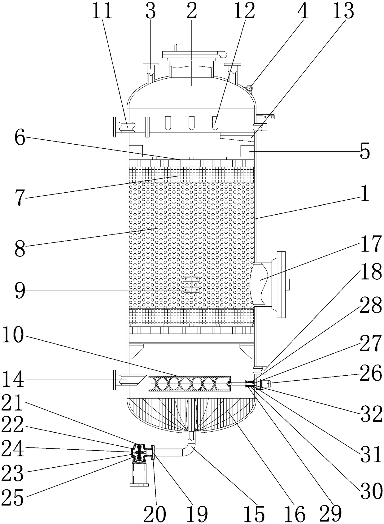 Centrifugal sedimentation type water purification method for large-size sewage treatment plant