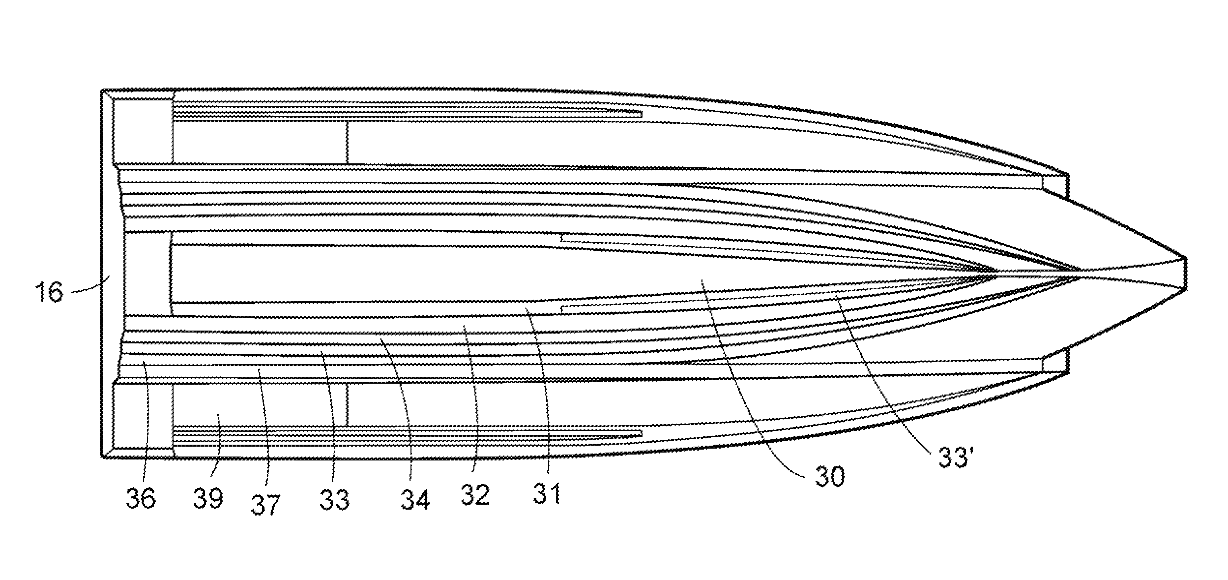 Planing hull for rough seas