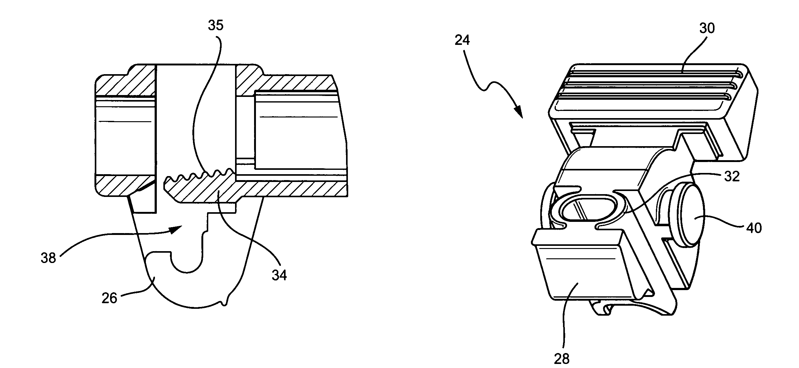 Support bar assembly for deck hatch