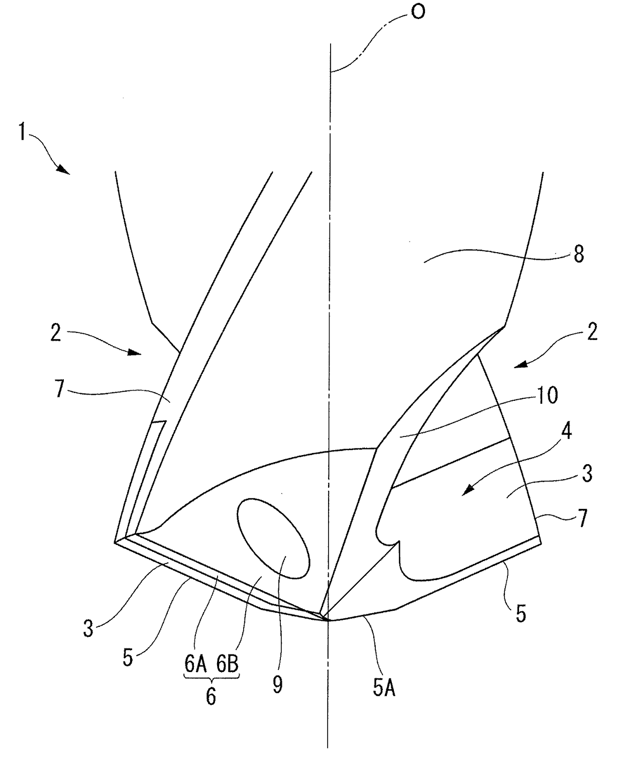 Rotary cutting tool including polycrystalline diamond material