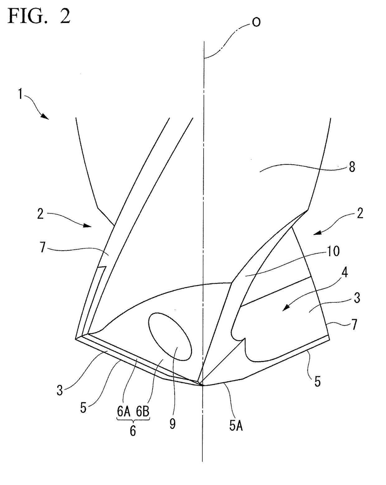 Rotary cutting tool including polycrystalline diamond material