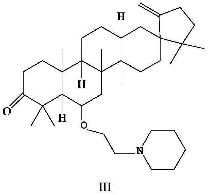 Application of O-(piperidyl)ethyl derivative of Cleistanone in preparation of anti-low erythrocyte anemia drugs