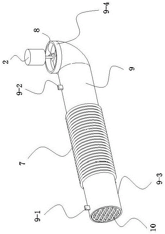 Washing powder dissolving device