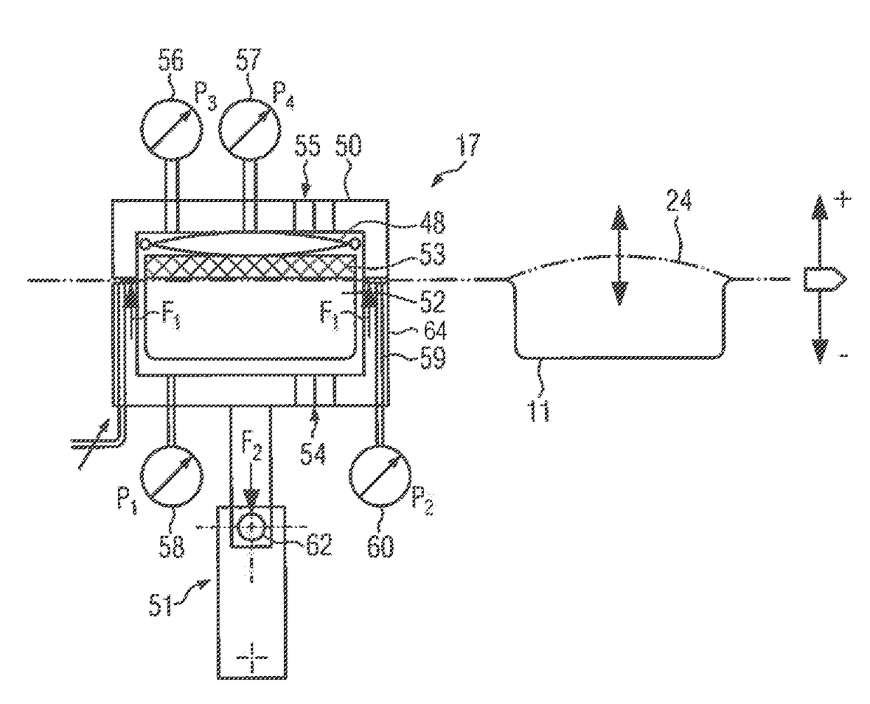 Packaging machine having moisture sensor