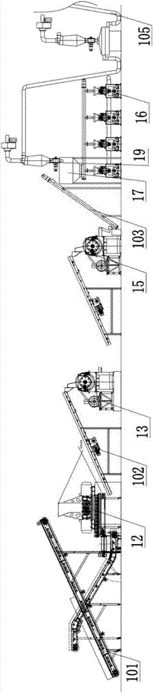 A system for producing fine rubber powder from waste tires