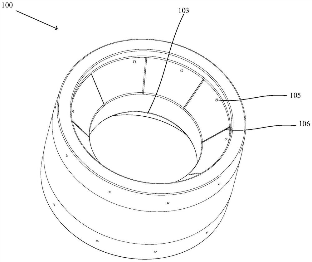 Main speed reducer bearing unit and assembling method