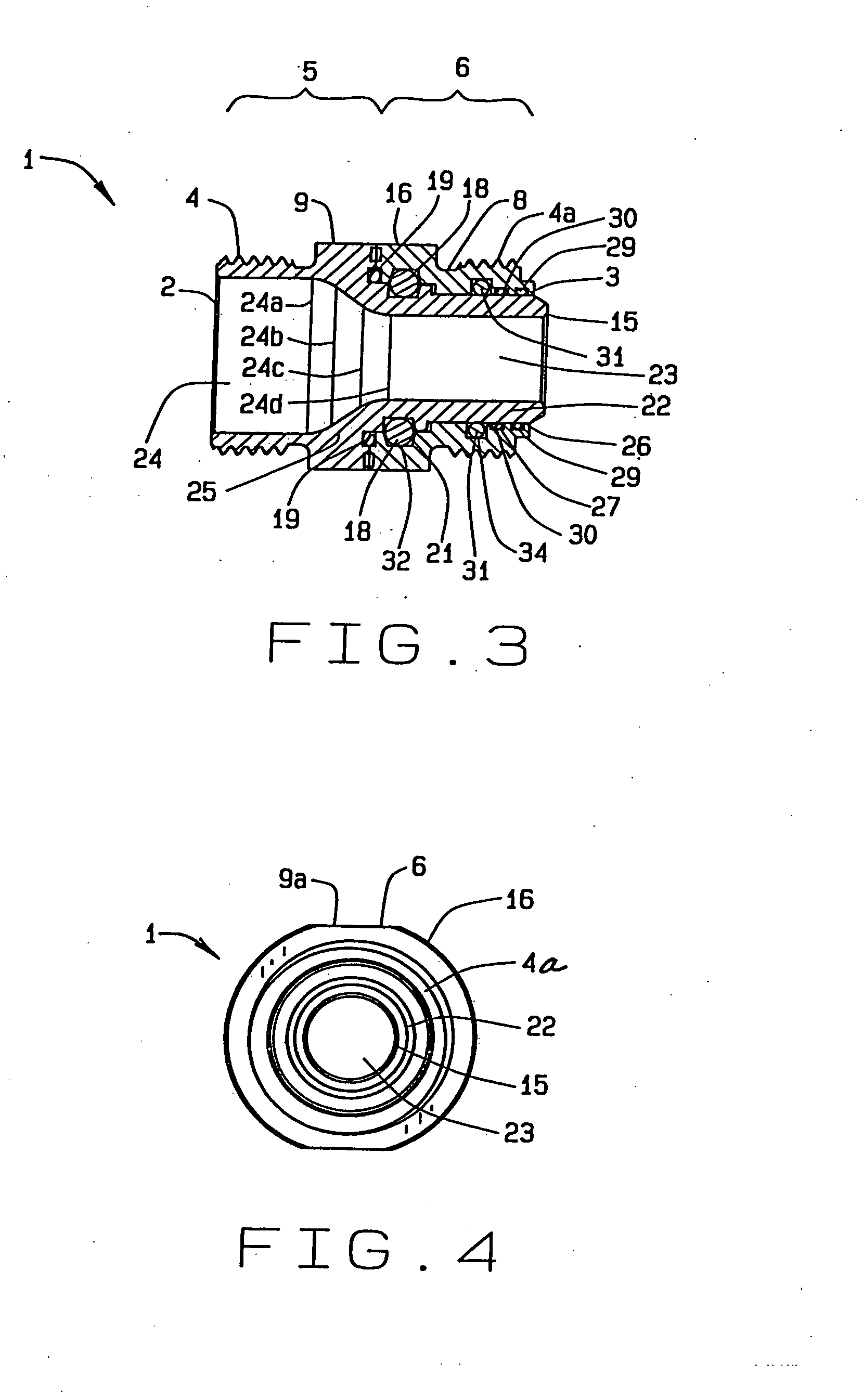 Threaded inline swivel