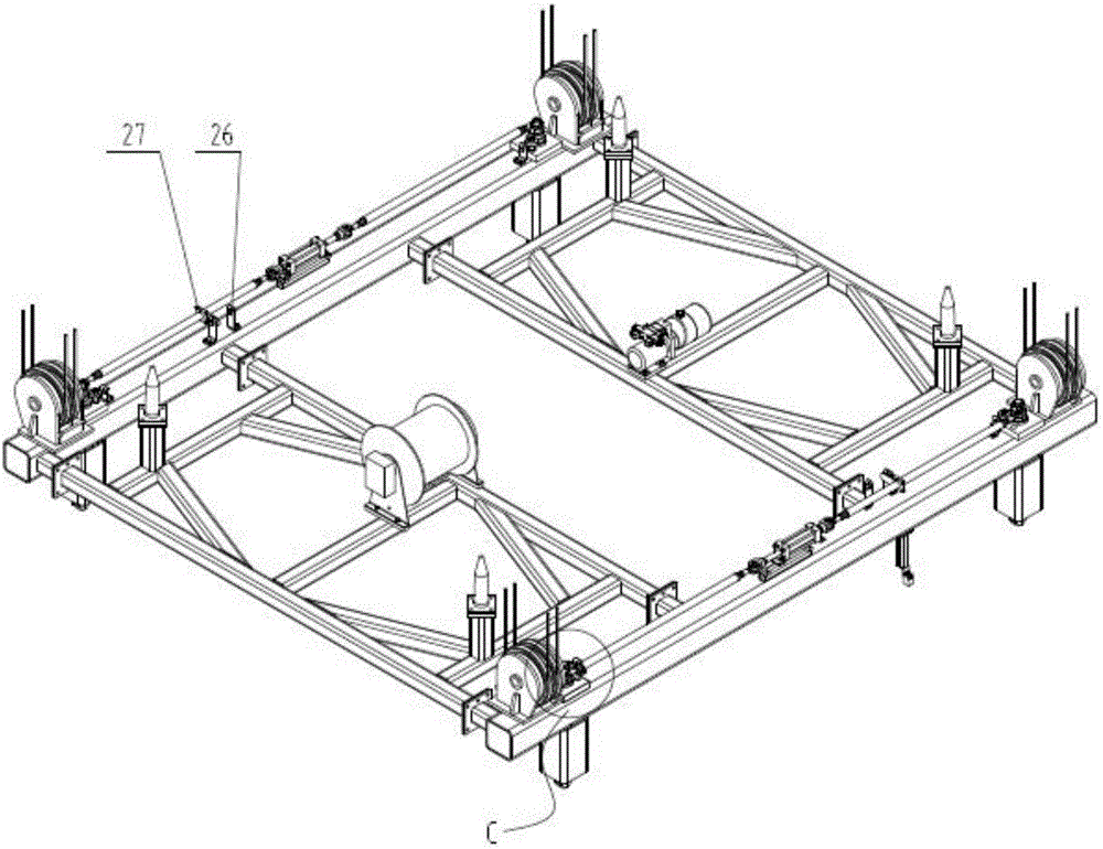 Stacking machine capable of being stably operated to realize rapid transportation