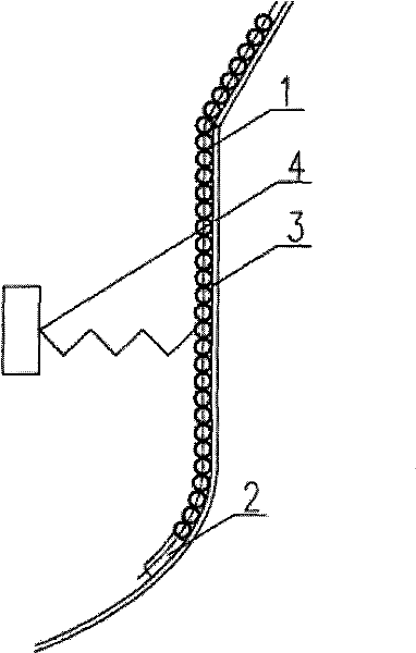 Manufacturing process of close-wound wall sticking coil tubes for large-scale equipment