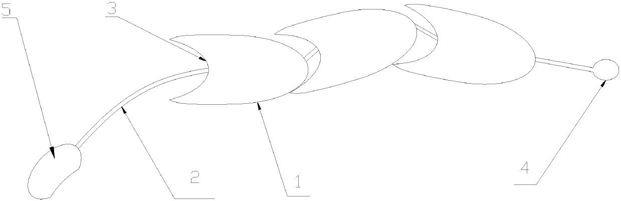 Rapid bleeding stopping device with air sac