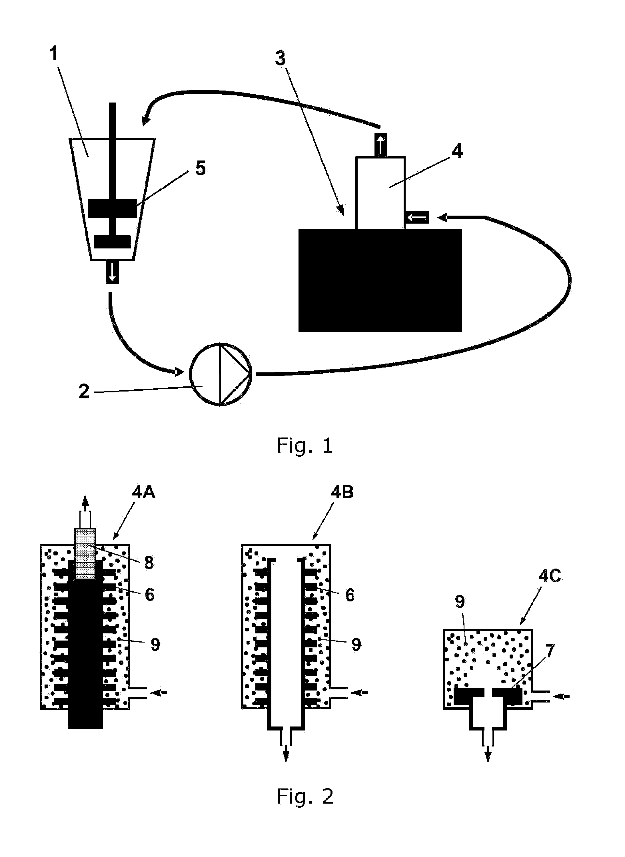 Production of titania nanoparticle colloidal suspensions with maintained crystallinity by using a bead mill with micrometer sized beads