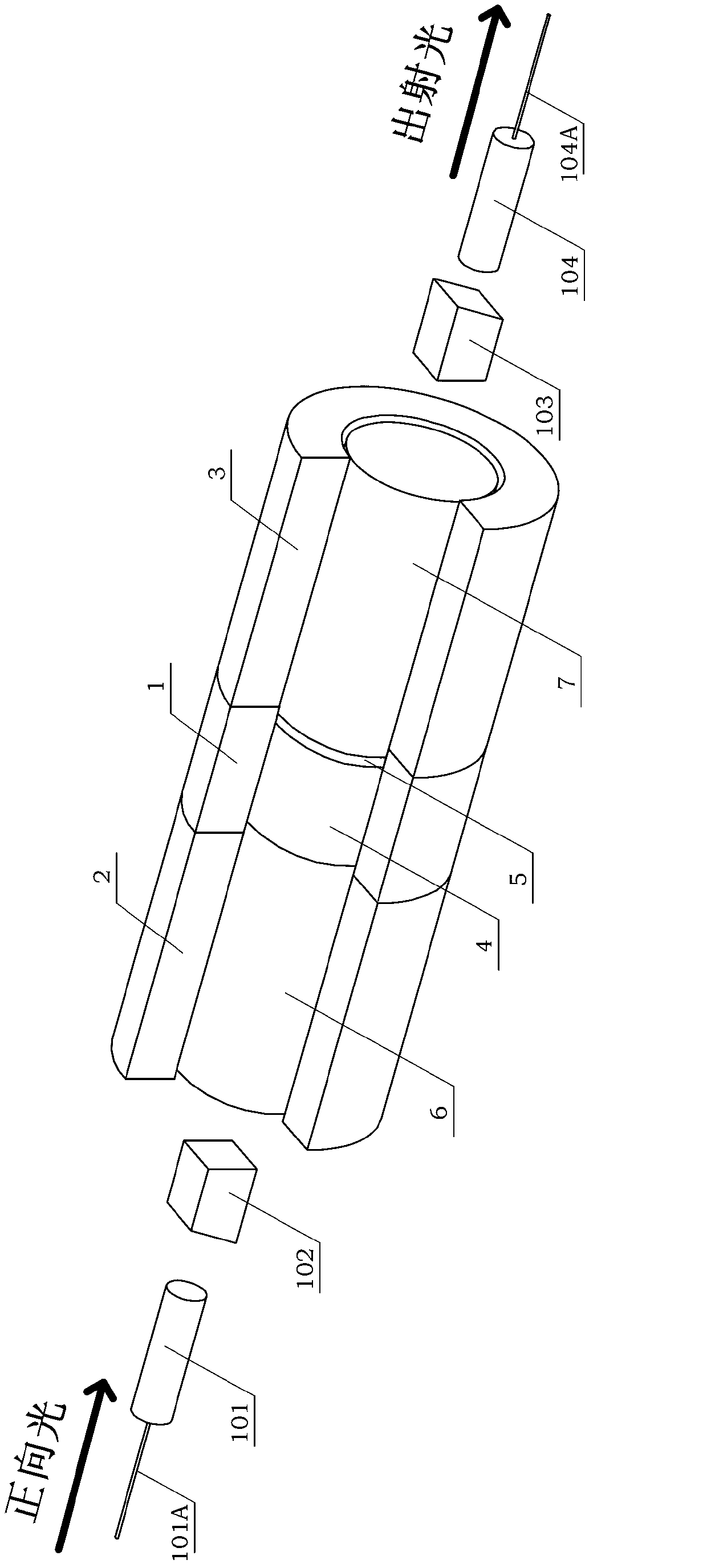 Faraday rotator suitable for high-power opto-isolator