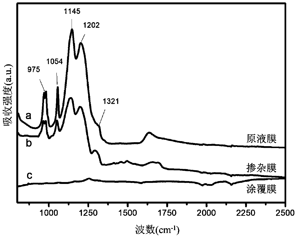 Method for improving alcohol resisting selectivity of NAFION membrane