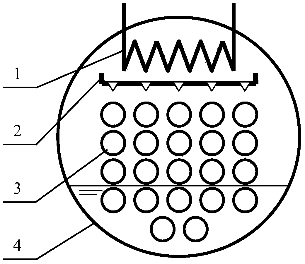 Falling-film evaporation device