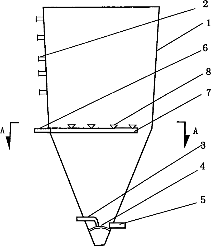 Waste silicon wafer-cutting fluid processing method and silicon carbide rinsing device