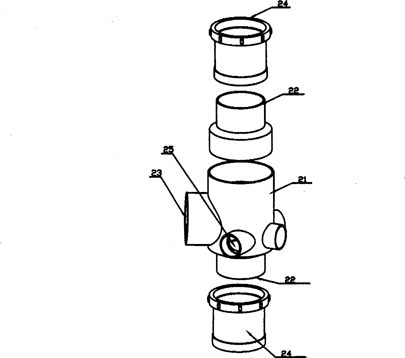 Co-layer drainage system