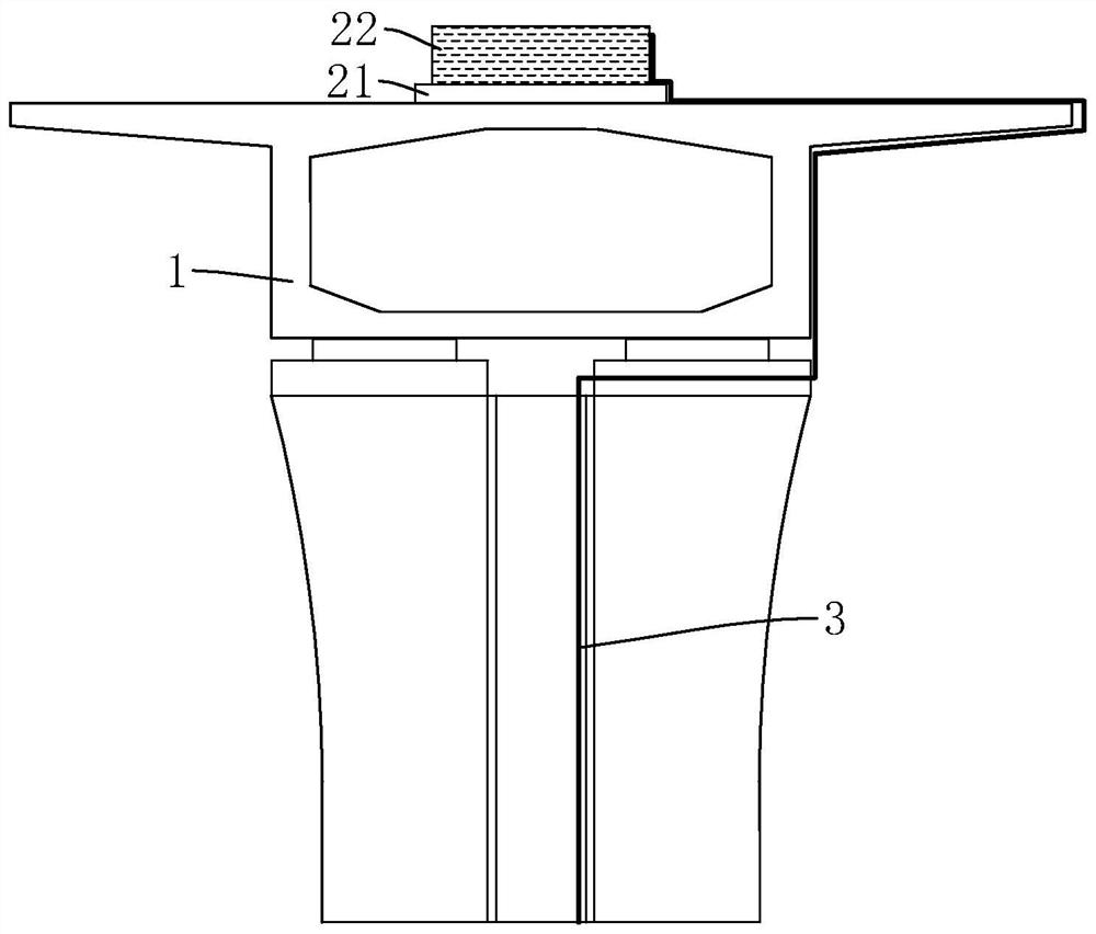 Intelligent maintenance structure and maintenance method for cantilever end concrete of cantilever pouring bridge