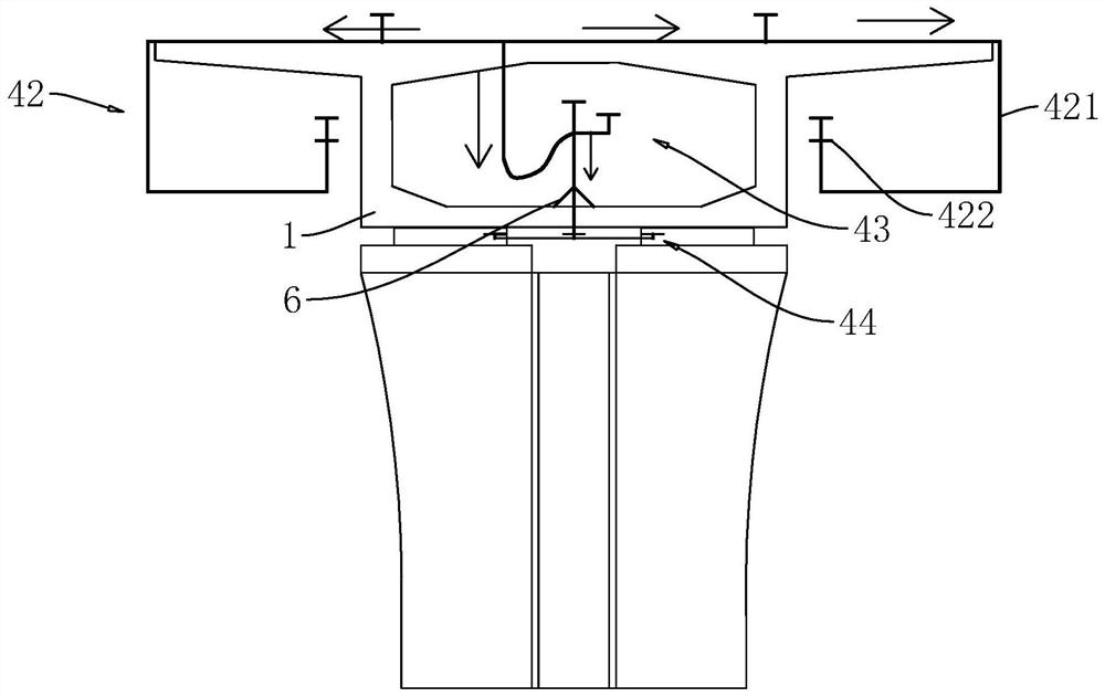 Intelligent maintenance structure and maintenance method for cantilever end concrete of cantilever pouring bridge