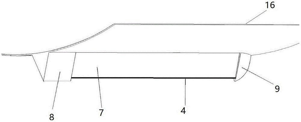 Rotary V-shaped bilge keel provided with guide vanes