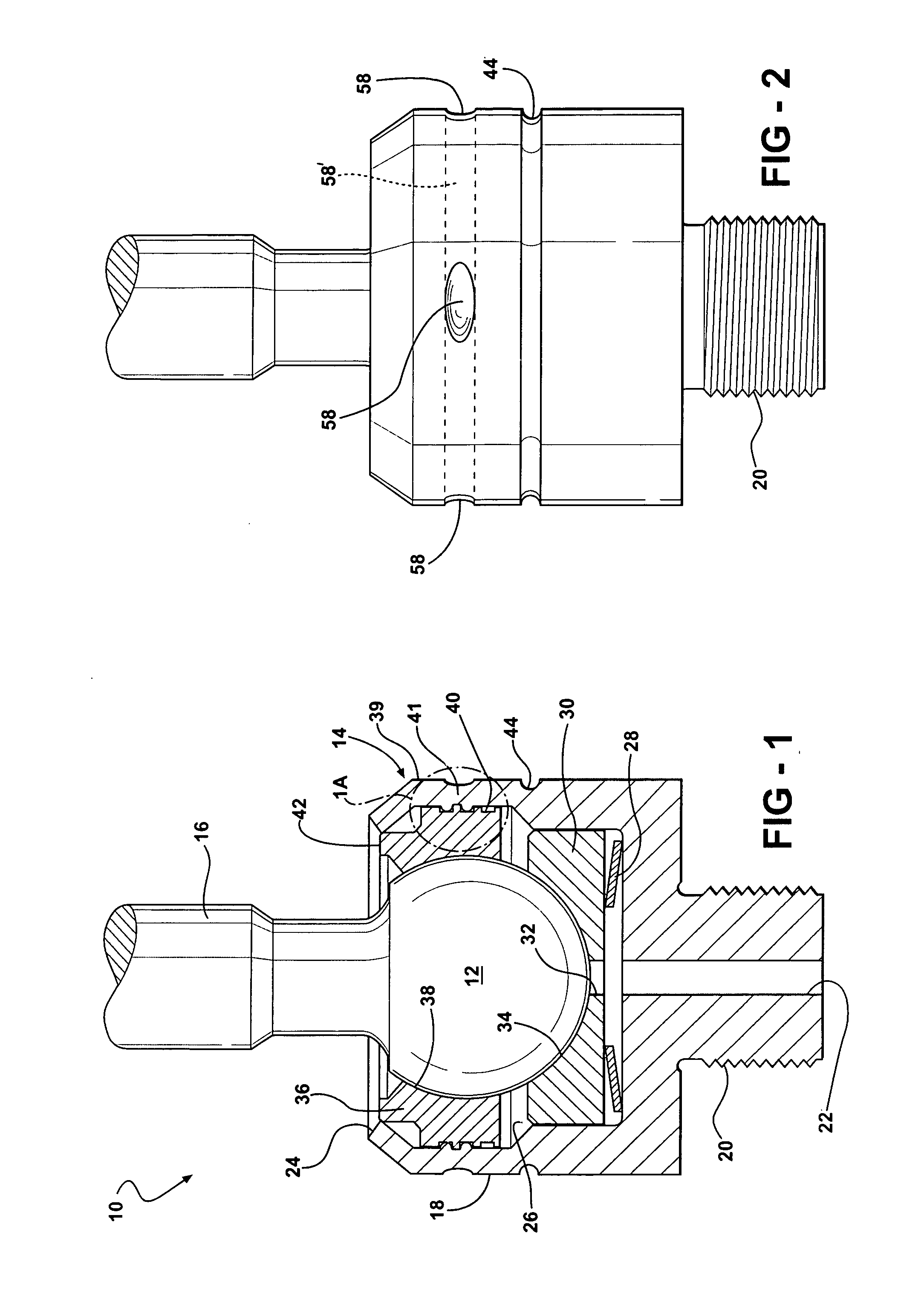 Method of setting the pre-load for a ball socket joint