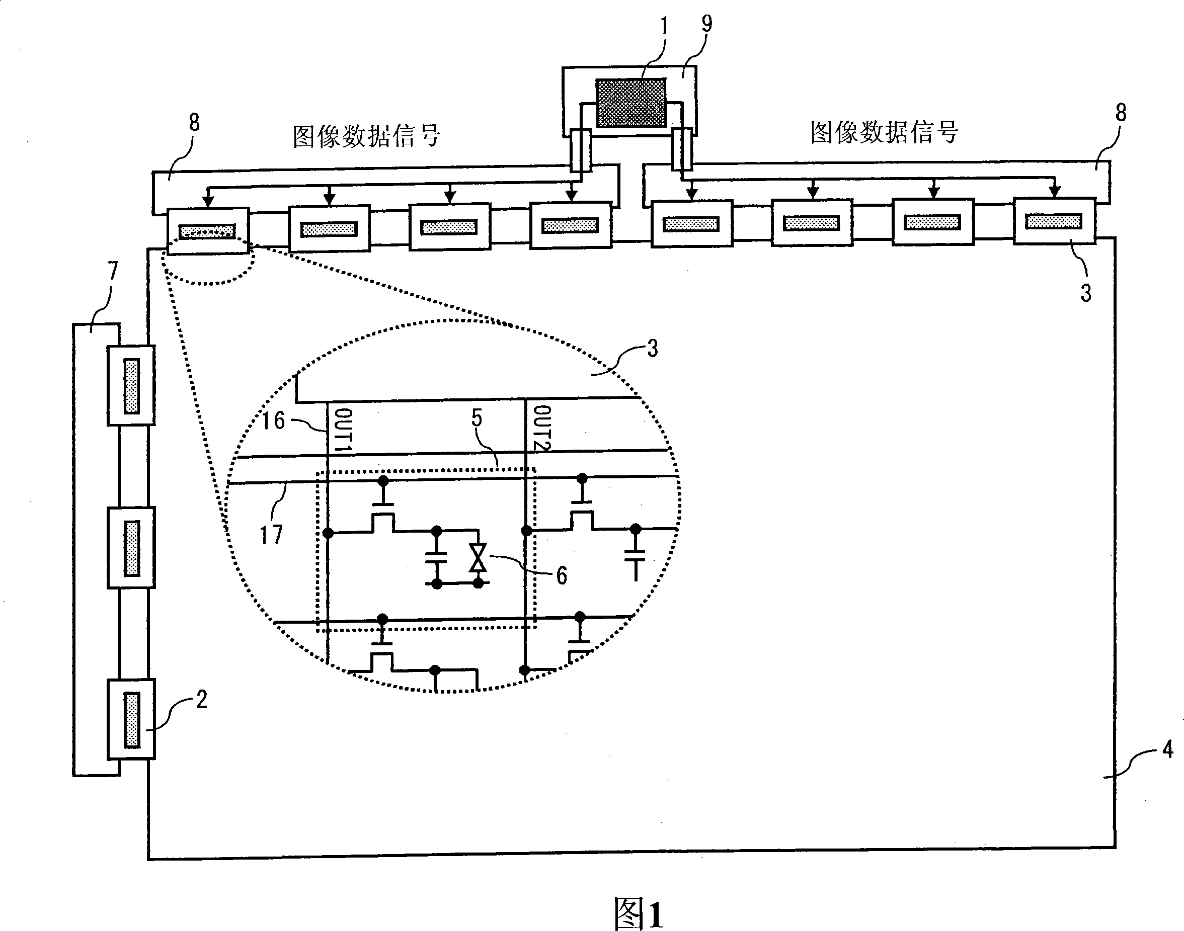 Gradation potential generation circuit, data driver of display device and the display device