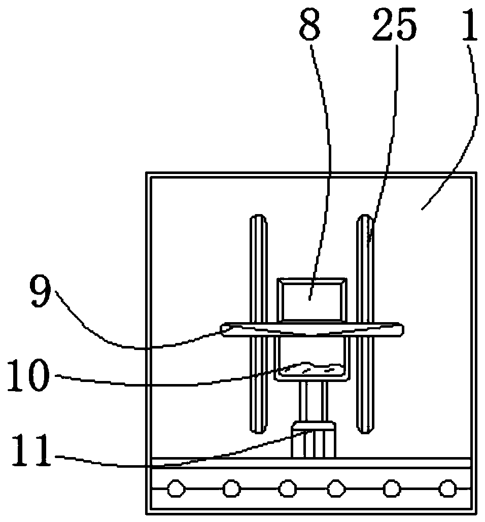 Gland leakage detection device for automatic production of batteries