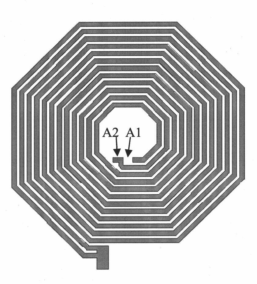 Multi-path laminated inductor with inner path and outer path current compensation function