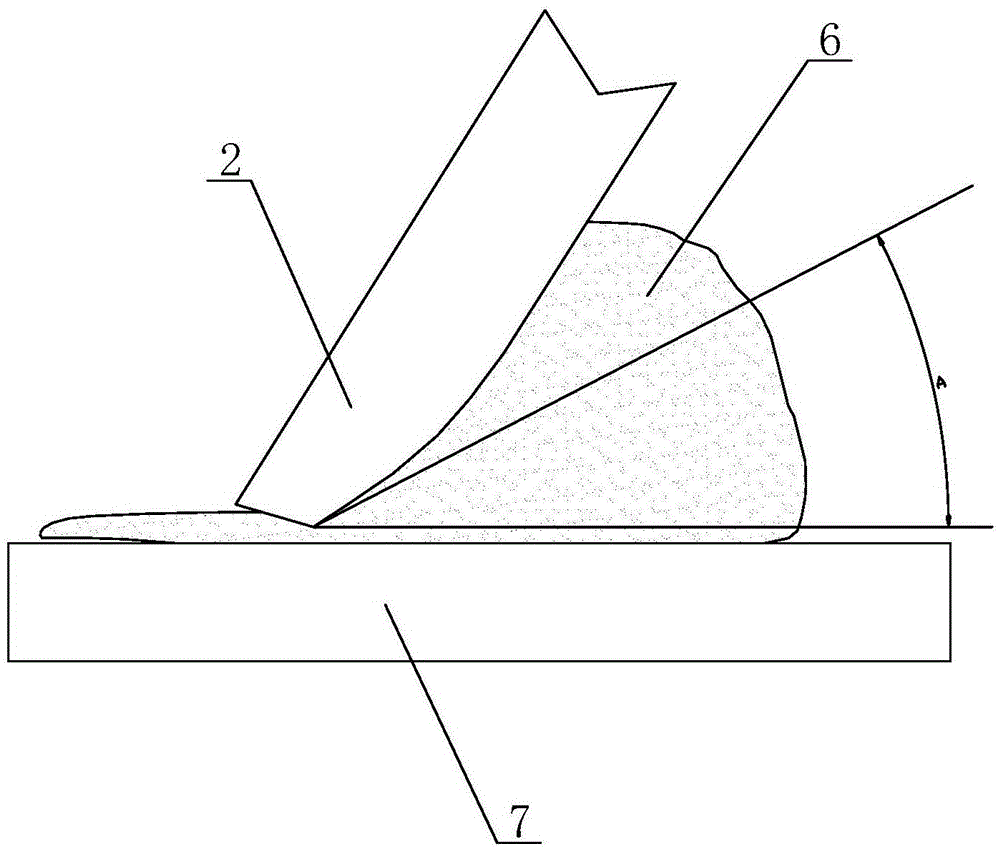 Scraper structure and glue application method