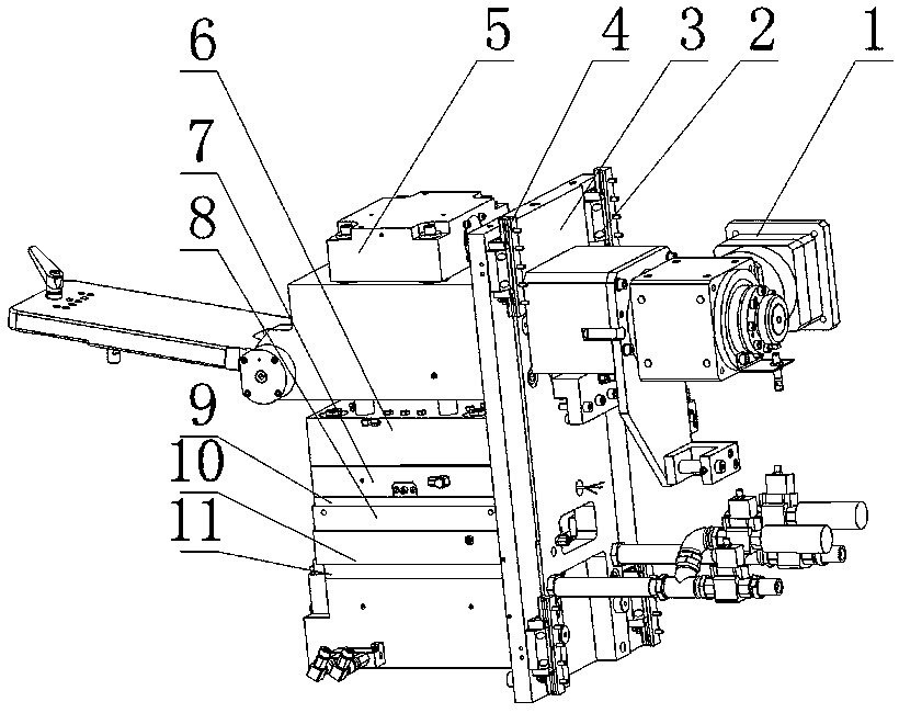 Forming mechanism of bubble cap forming machine