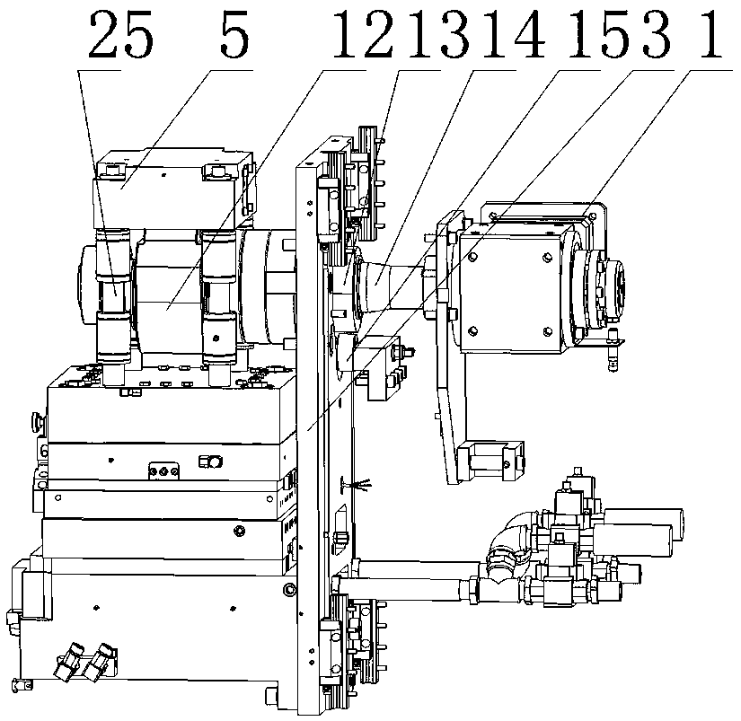 Forming mechanism of bubble cap forming machine