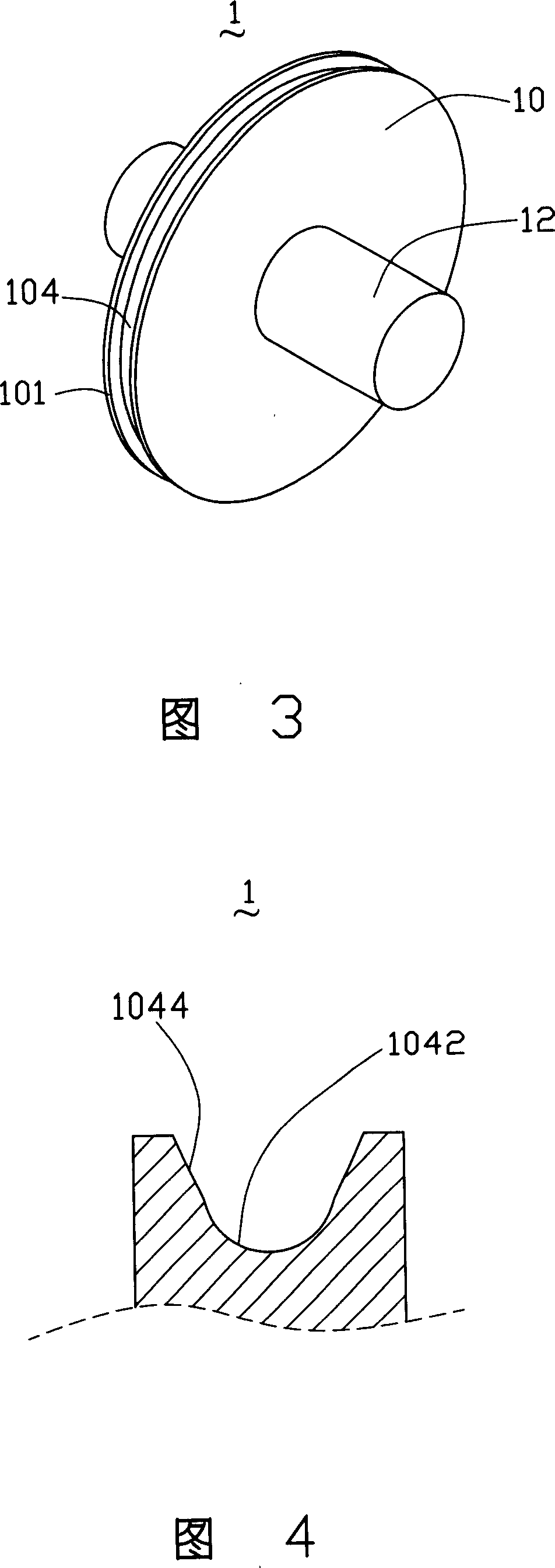 Grinding wheel, rounding device of using the grinding wheel, and rounding method