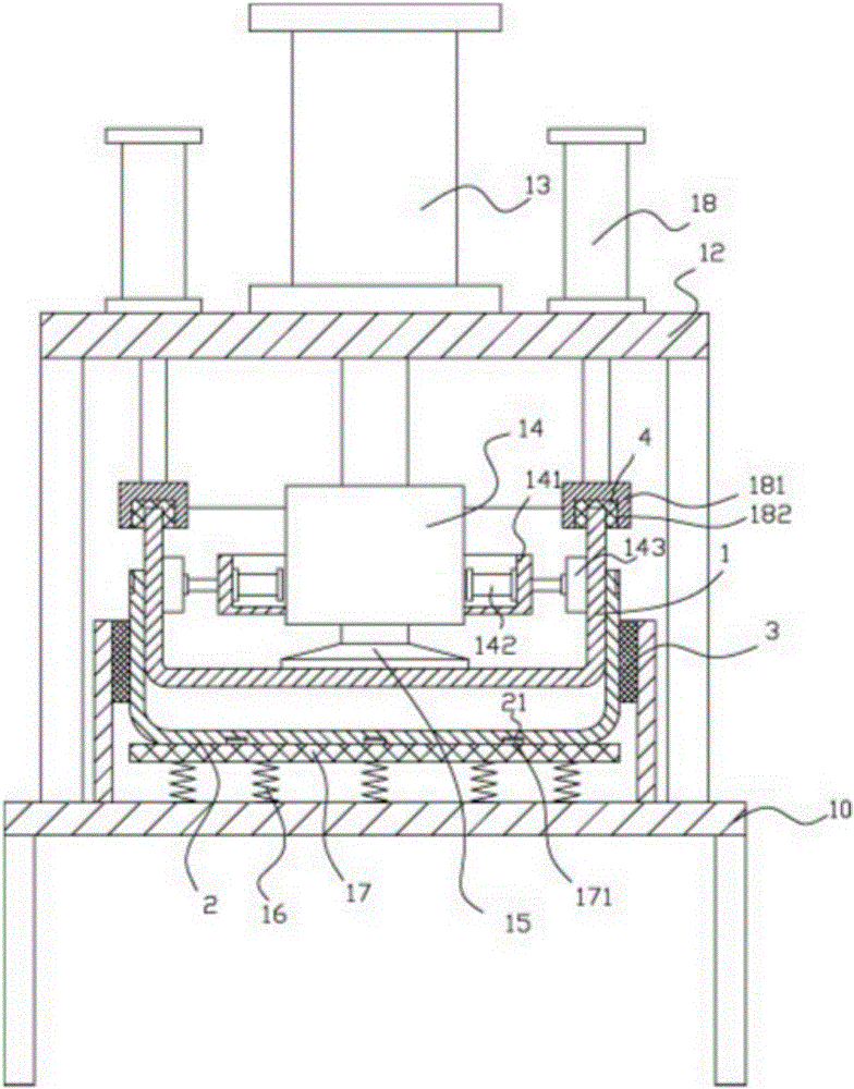 Working method of multi-cylinder fixed cosmetic container liner installation mechanism