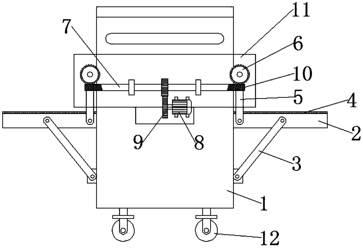 Clinical apparatus conveying device for anesthesiology department