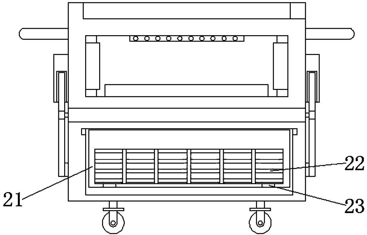 Clinical apparatus conveying device for anesthesiology department