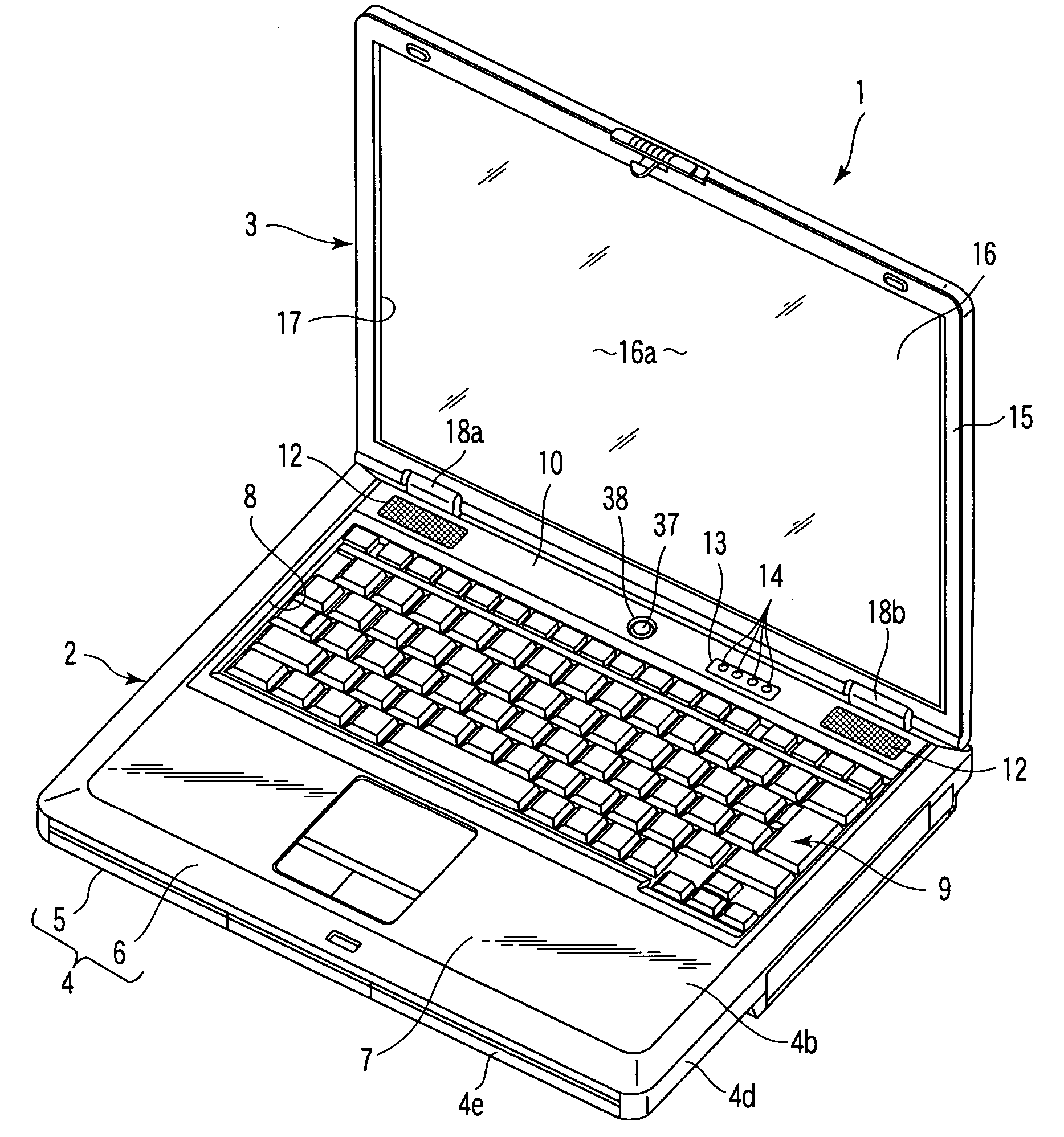 Electronic apparatus including optical guide that guides light from light-emitting diode to outside of housing