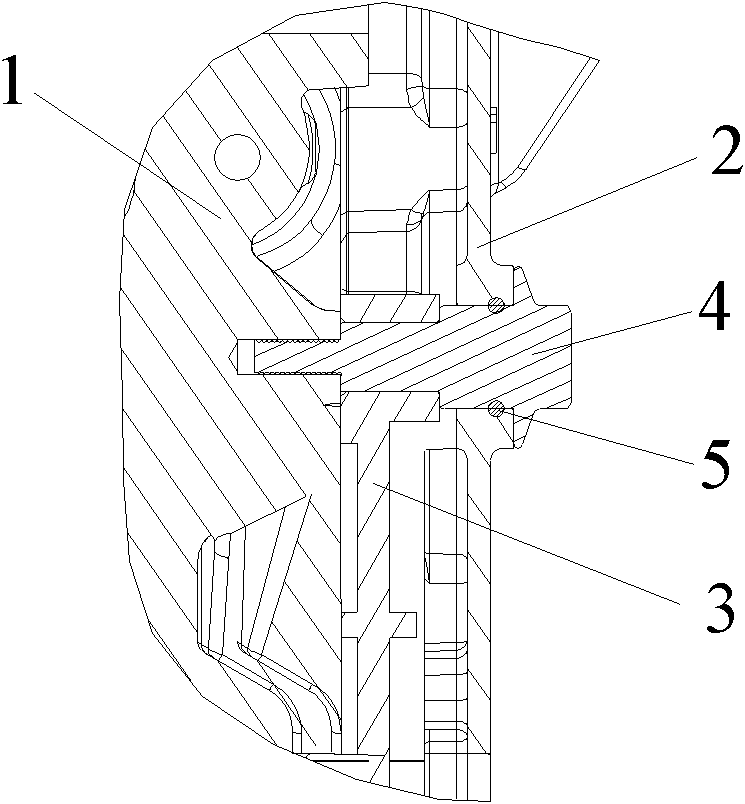 Standing bolt for fixed rail of timing chain