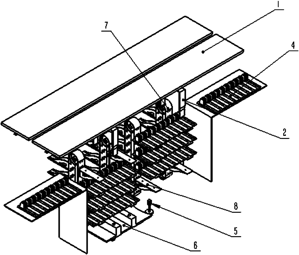 Stereo type bicycle parking device and using method thereof