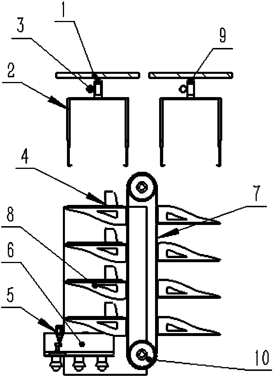 Stereo type bicycle parking device and using method thereof