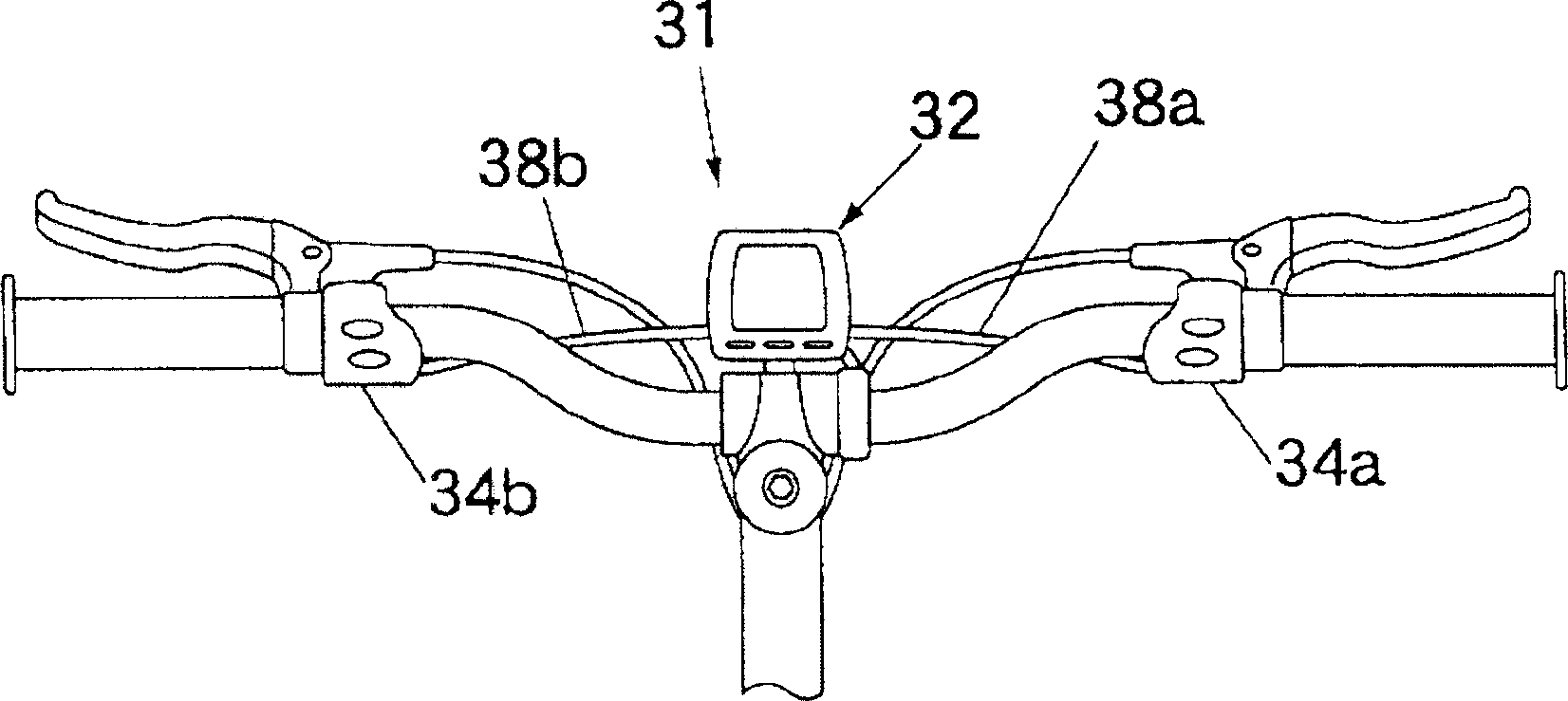 Actuator assembly for motor-cycle