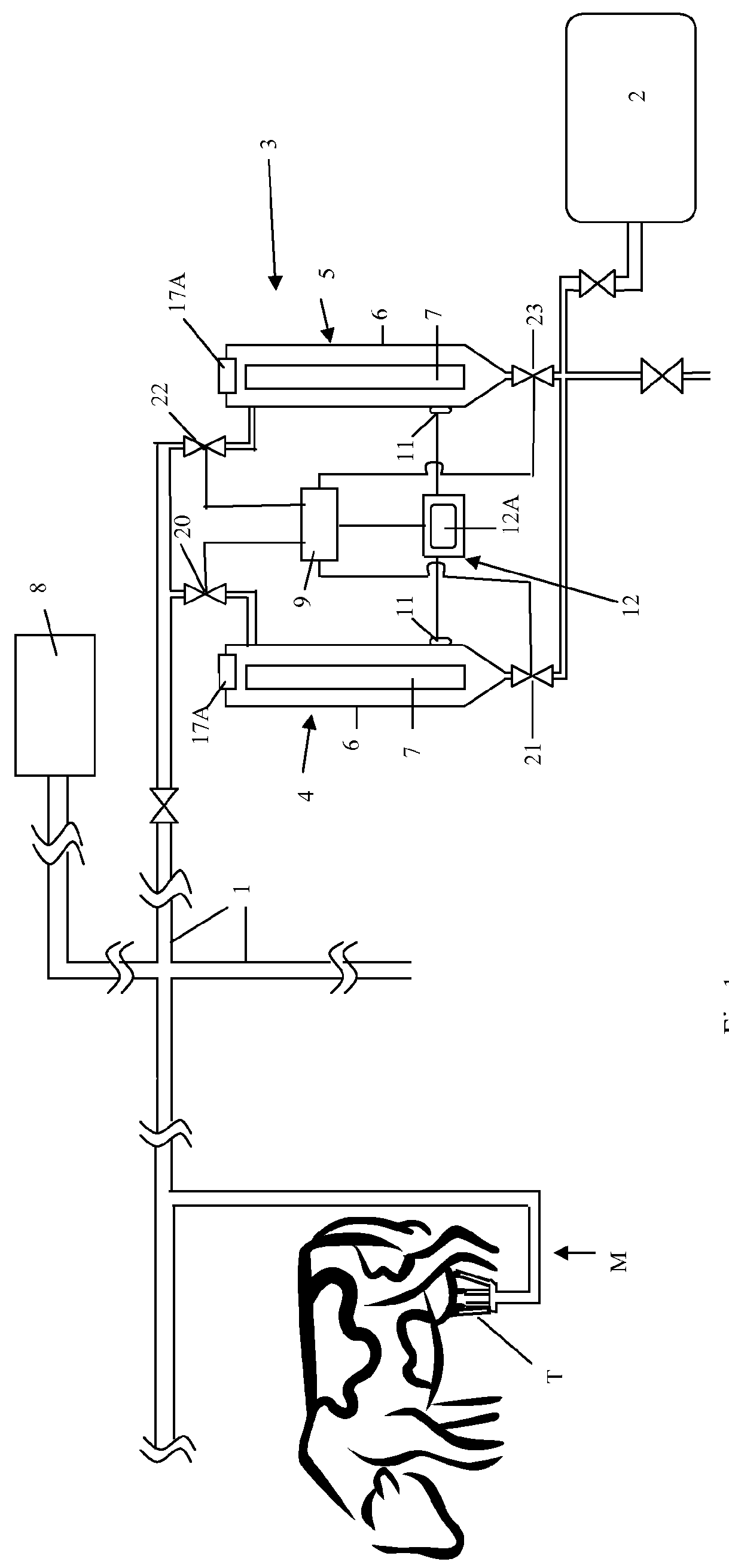 Milking system, and a method for operating a milking system