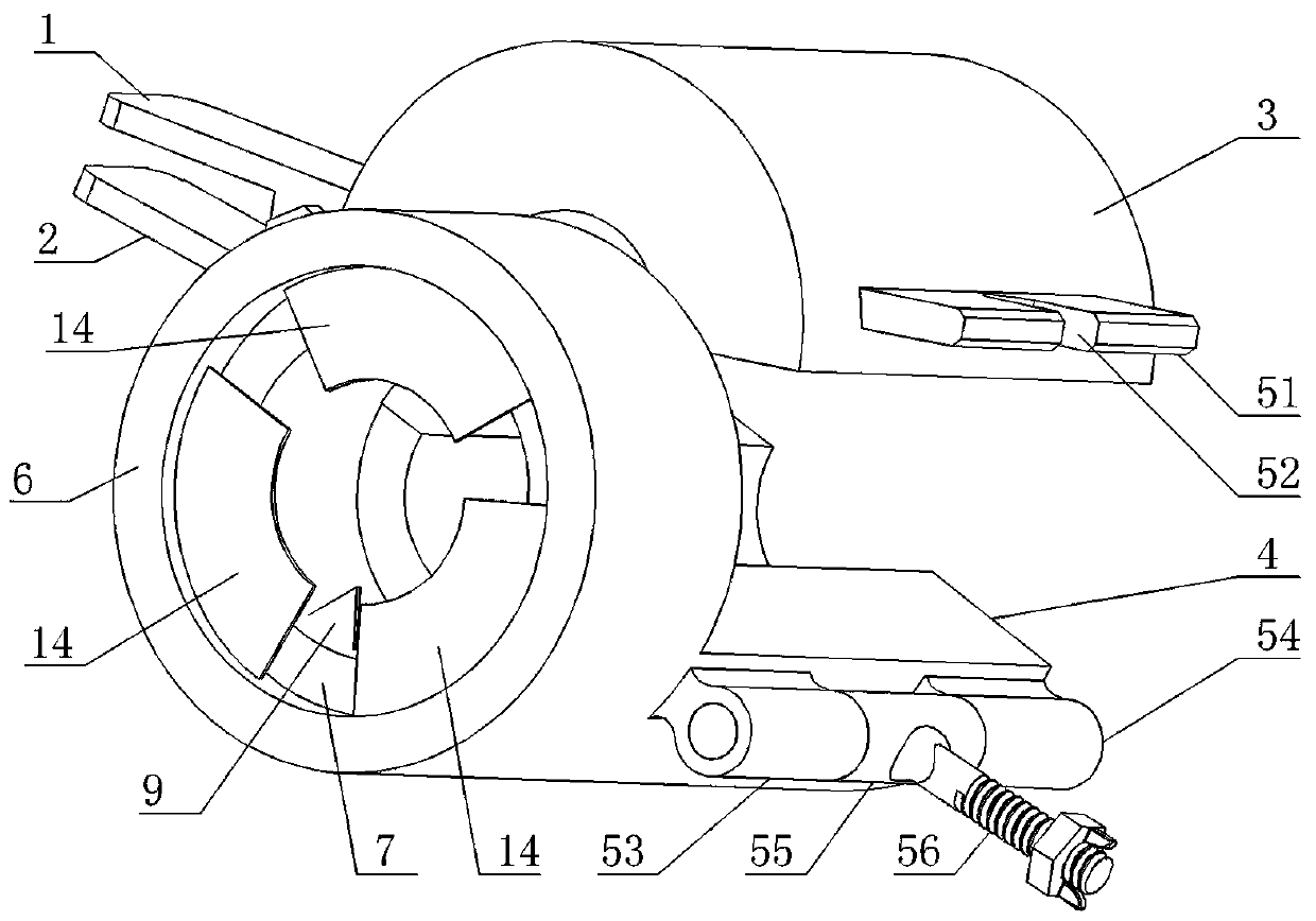 An automatic cutting device for high voltage cable insulation layer