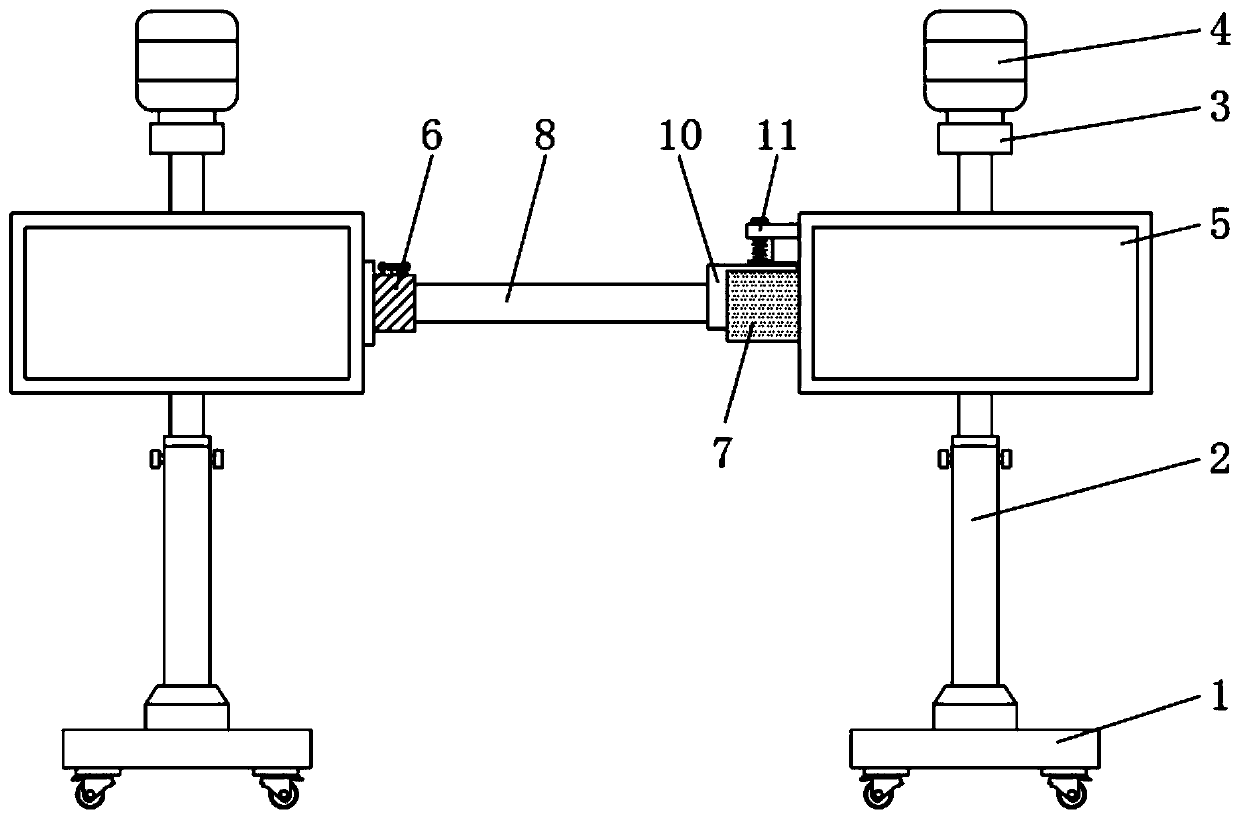 Isolation warning device formedical radiology department