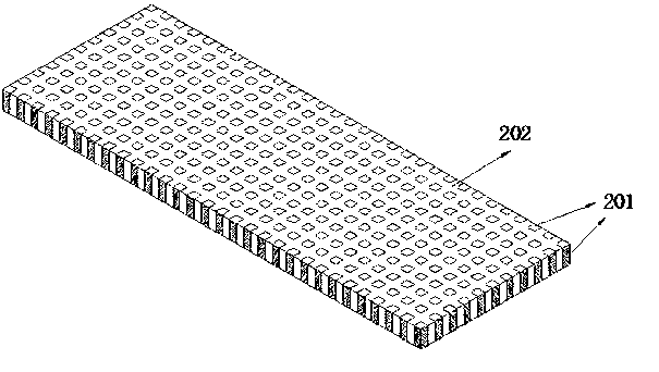 Ultrasonic array transducer and production method thereof