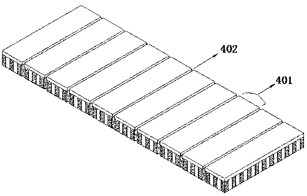 Ultrasonic array transducer and production method thereof