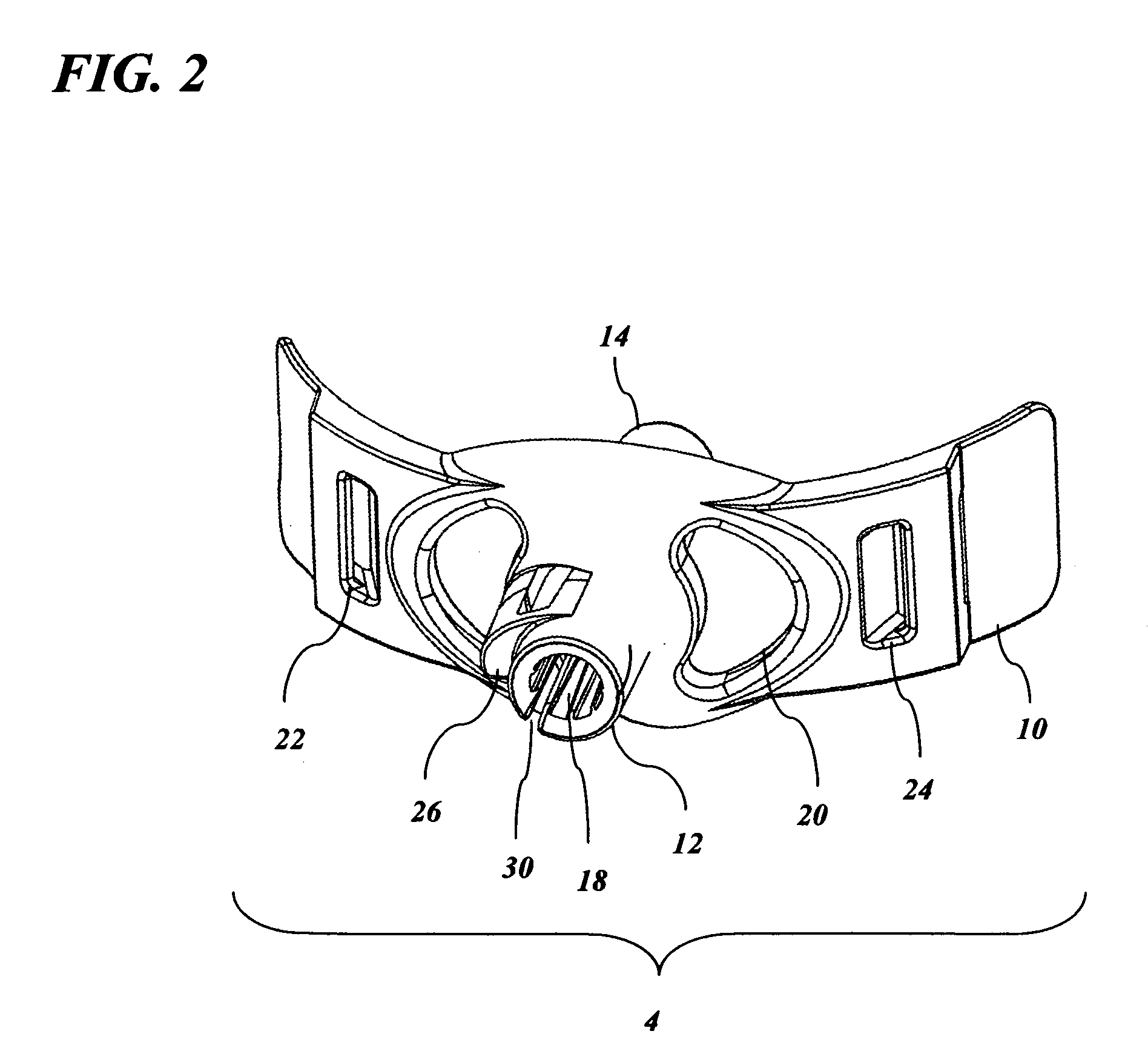 Monolithic endotracheal tube holder