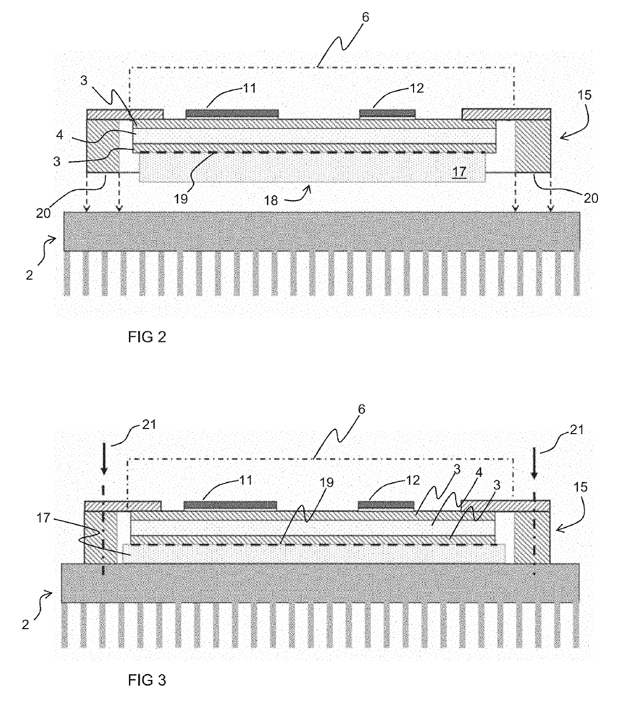 Power electronics module and a method of producing a power electronics module