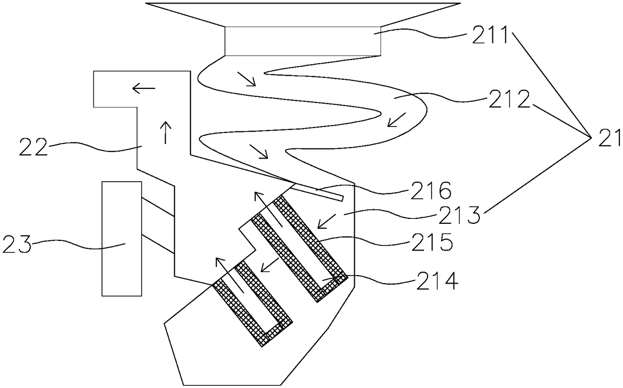 Quick cooling method of aluminum profile extrusion on-line quenching process