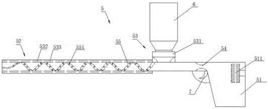 Injector for edible mushroom disinfestation and insect smoking particles and preparation method thereof