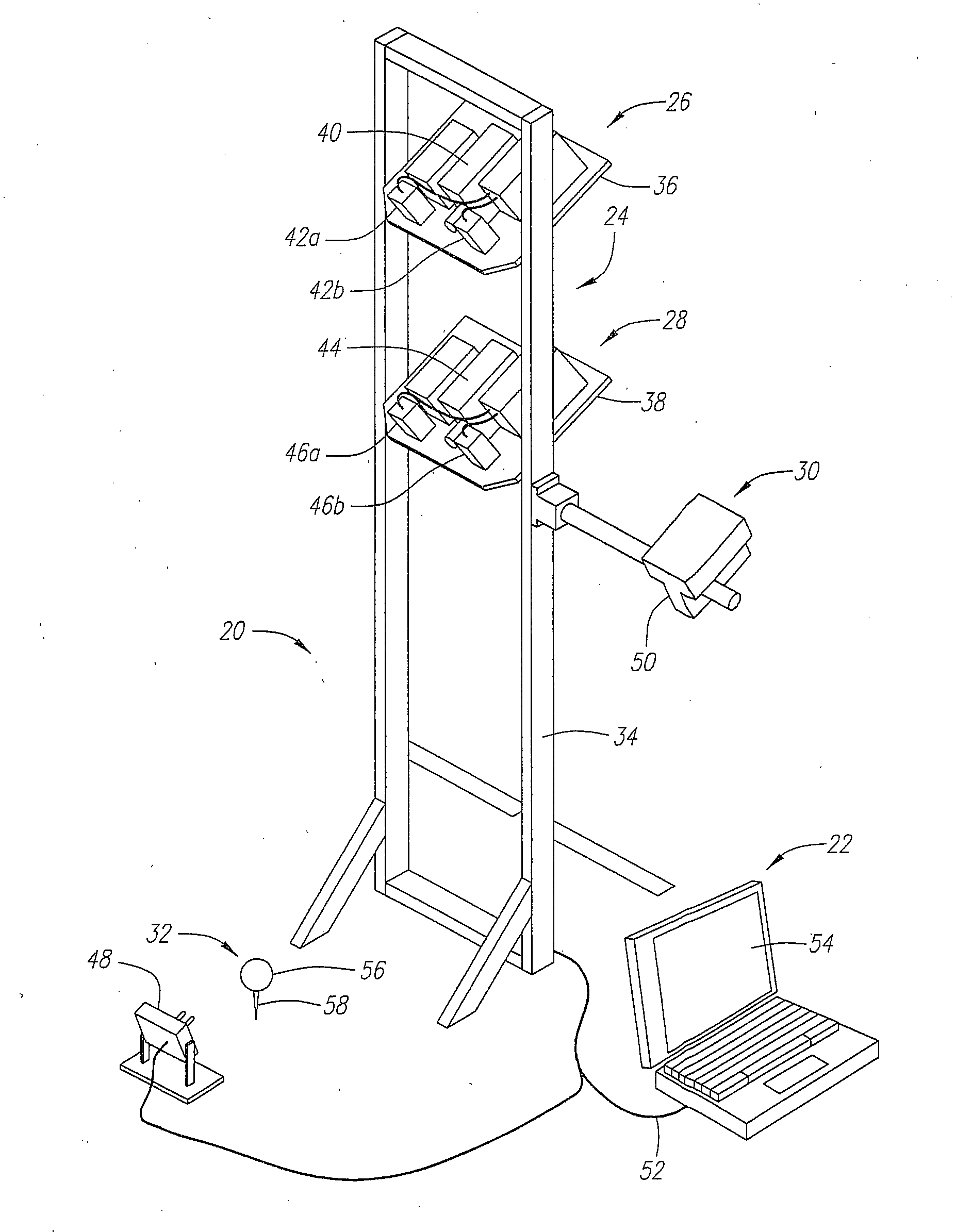 System and method for measuring a golfer's ball striking parameters